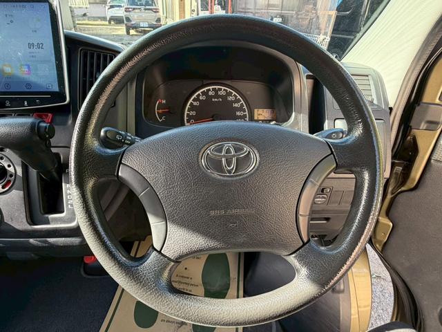 タウンエースバン GL 全塗装(カーキメタリック/ブラック)10インチディスバックカメラ プレイオーディオ 新品アルミ TOYOオープンカントリーセット リモコンミラー 前席PW 内装同色塗装サブスク動画(36枚目)