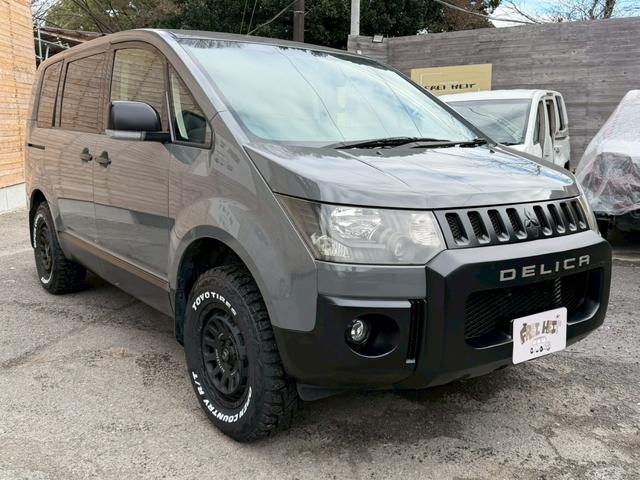 デリカＤ：５ Ｇ　パワーパッケージ　全塗装（スティンググレー／ブラック）１０インチディスプレイオーディオ　Ｂカメラ　バンパープロテクター　両側電動スライド　新品ロクサーニＡＷセット　オープンカントリー　インナーブラック加工（14枚目）