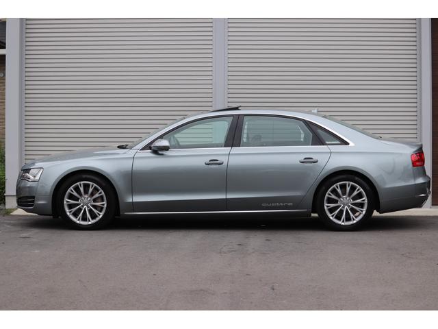 A8 L 4.2FSIクワトロ BANG&OLUFSEN/リアエンター/全席シートヒーター/ベンチレーター/パワーシート/ブラウンレザー/マッサージシート/アルカンターラルーフ/サンルーフ/LEDヘッドライト/純正ナビ(7枚目)