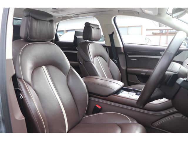 A8 L 4.2FSIクワトロ BANG&OLUFSEN/リアエンター/全席シートヒーター/ベンチレーター/パワーシート/ブラウンレザー/マッサージシート/アルカンターラルーフ/サンルーフ/LEDヘッドライト/純正ナビ(14枚目)