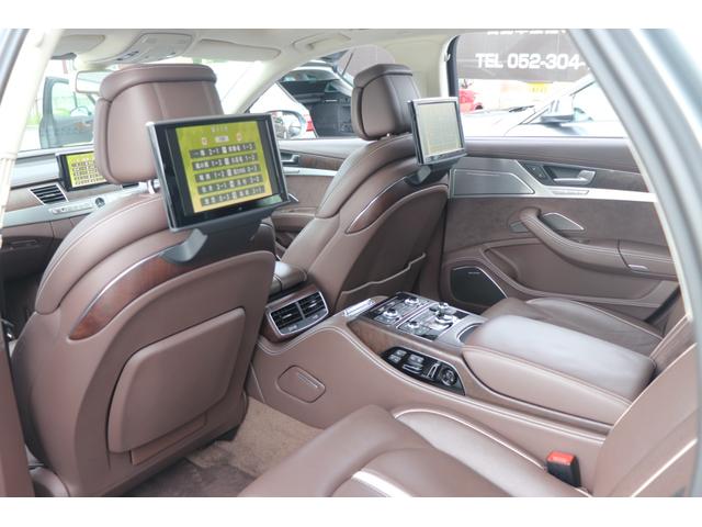 A8 L 4.2FSIクワトロ BANG&OLUFSEN/リアエンター/全席シートヒーター/ベンチレーター/パワーシート/ブラウンレザー/マッサージシート/アルカンターラルーフ/サンルーフ/LEDヘッドライト/純正ナビ(25枚目)