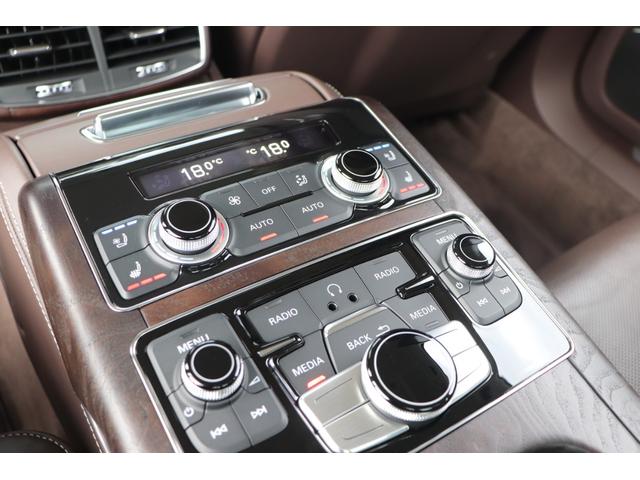 A8 L 4.2FSIクワトロ BANG&OLUFSEN/リアエンター/全席シートヒーター/ベンチレーター/パワーシート/ブラウンレザー/マッサージシート/アルカンターラルーフ/サンルーフ/LEDヘッドライト/純正ナビ(27枚目)