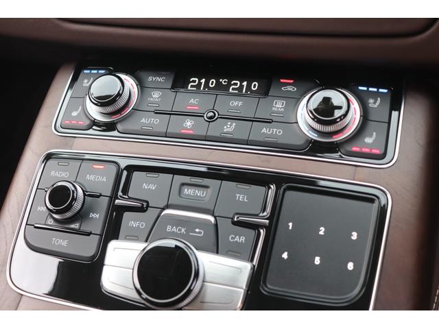 A8 L 4.2FSIクワトロ BANG&OLUFSEN/リアエンター/全席シートヒーター/ベンチレーター/パワーシート/ブラウンレザー/マッサージシート/アルカンターラルーフ/サンルーフ/LEDヘッドライト/純正ナビ(36枚目)