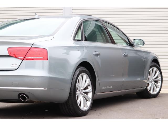 A8 L 4.2FSIクワトロ BANG&OLUFSEN/リアエンター/全席シートヒーター/ベンチレーター/パワーシート/ブラウンレザー/マッサージシート/アルカンターラルーフ/サンルーフ/LEDヘッドライト/純正ナビ(42枚目)