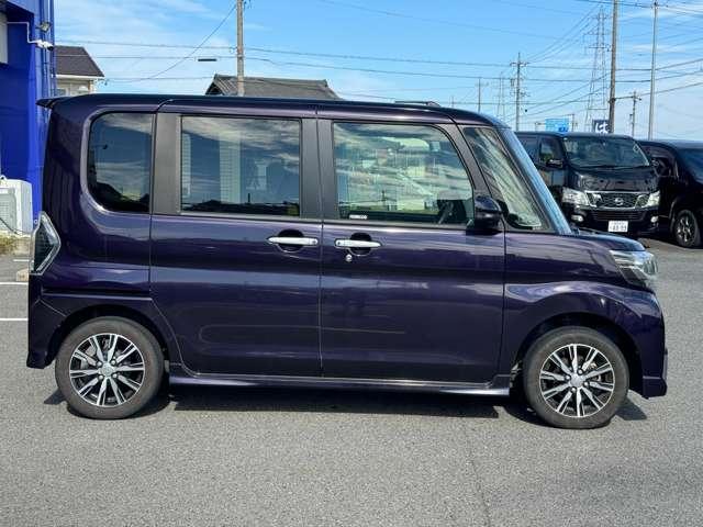 タント カスタムＸ　トップエディションリミテッドＳＡＩＩＩ　衝突軽減ブレーキ　フロントカメラ　サイドカメラ　障害物センサー　バックカメラ　シートヒーター　フルセグＴＶ　メモリーナビ　ＥＴＣ　Ｂｌｕｅｔｏｏｔｈ接続　ドラレコ　両側電動スライドドア　盗難防止装置（4枚目）