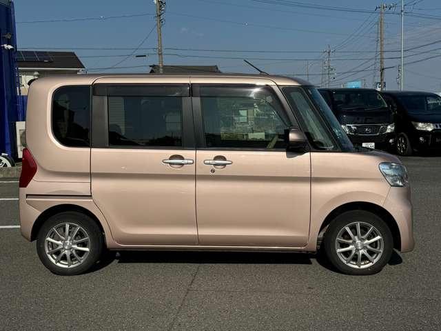 タント ＬリミテッドＳＡＩＩＩ　ナビ　Ｂｌｕｅｔｏｏｔｈ接続　障害物センサー　アクセル踏み間違い防止装置　レーンキープアシスト　衝突軽減ブレーキ　ＥＴＣ　ＴＶ　両側スライドドア　キーレス　社外アルミ（4枚目）