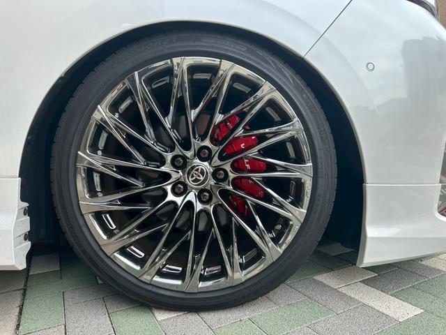 ヴェルファイアハイブリッド Ｚ　プレミア　モデリスタ／車高調／ＷＡＬＤ２１インチＡＷ／キャリパーカバー／社外ＬＥＤデイライト・社外アンビエントライト／フットイルミネーション／サンルーフ／フリップダウンモニター／寒冷地仕様／ブラウン内装（47枚目）