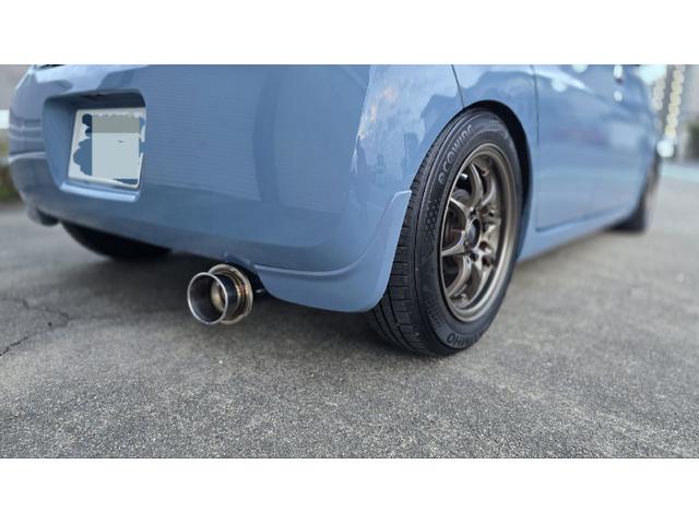 エッセ エコ フルセグTV 社外キーレス MT アルミホイール LEDライト ドラレコ 衝突安全ボディ エアコン パワーステアリング パワーウィンドウ NARDIハンドル 車高調 社外エアクリーナー 社外マフラ(41枚目)