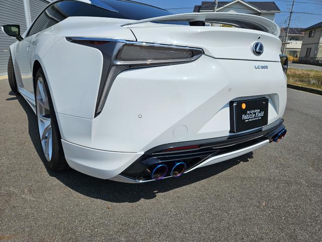 ＬＣ５００　Ｓパッケージ　モデリスタエアロ／モデリスタエアロ用オリジナルマフラー／Ｔｏｍｓアルミホイール／フルセグＴＶ／バックカメラ／スマートキー２個／ＥＴＣ／シートヒーター(40枚目)