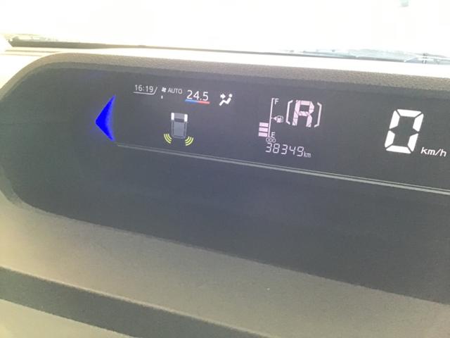 タント カスタムX 衝突軽減ブレーキ リアコーナーセンサー 車線逸脱防止 アイドリングストップ機能 盗難警報装置 フルフラット LED キーレスエントリー 前席シートヒーター オートLED スマキー エアコン パワステ(46枚目)