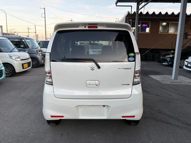 ワゴンRスティングレー T 車検8年6月・社外ナビ・地デジ・ETC・前後ドラレコ・HID・スマートキー・純正AW・禁煙車・本革巻きステアリング新品交換済み(5枚目)