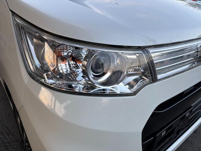 ワゴンRスティングレー T 車検8年6月・社外ナビ・地デジ・ETC・前後ドラレコ・HID・スマートキー・純正AW・禁煙車・本革巻きステアリング新品交換済み(9枚目)