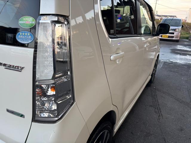 ワゴンRスティングレー T 車検8年6月・社外ナビ・地デジ・ETC・前後ドラレコ・HID・スマートキー・純正AW・禁煙車・本革巻きステアリング新品交換済み(23枚目)