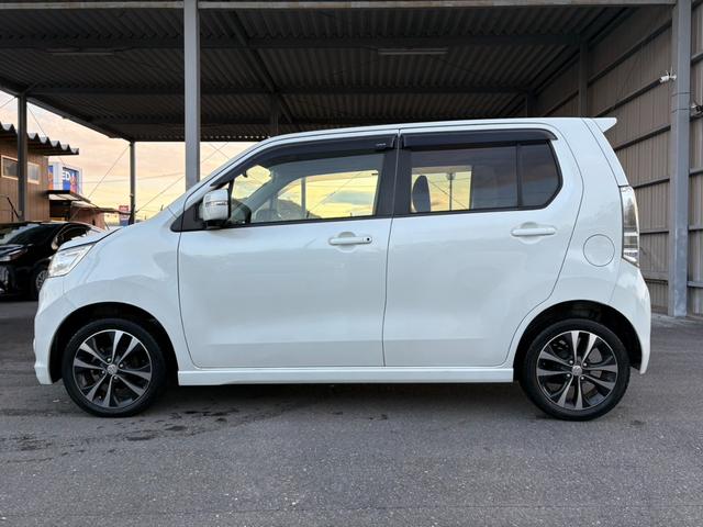 ワゴンRスティングレー T 車検8年6月・社外ナビ・地デジ・ETC・前後ドラレコ・HID・スマートキー・純正AW・禁煙車・本革巻きステアリング新品交換済み(54枚目)