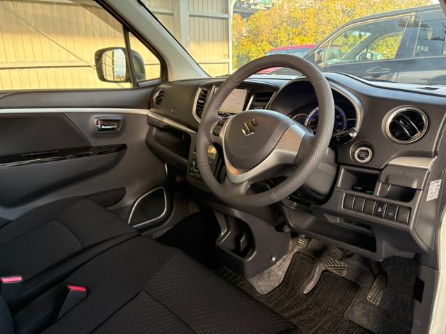 ワゴンRスティングレー T 車検8年6月・社外ナビ・地デジ・ETC・前後ドラレコ・HID・スマートキー・純正AW・禁煙車・本革巻きステアリング新品交換済み(55枚目)