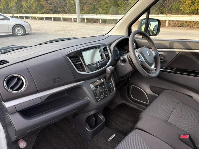 ワゴンRスティングレー T 車検8年6月・社外ナビ・地デジ・ETC・前後ドラレコ・HID・スマートキー・純正AW・禁煙車・本革巻きステアリング新品交換済み(56枚目)