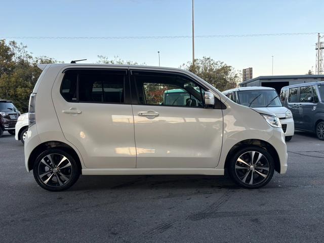 ワゴンRスティングレー T 車検8年6月・社外ナビ・地デジ・ETC・前後ドラレコ・HID・スマートキー・純正AW・禁煙車・本革巻きステアリング新品交換済み(59枚目)