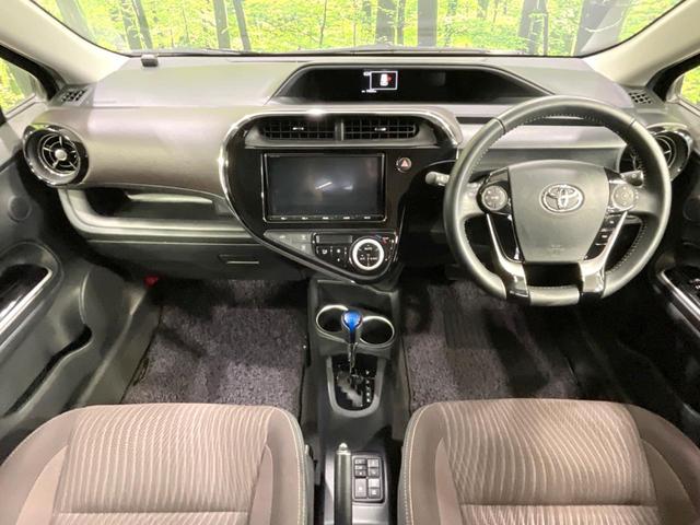アクア Ｇ　純正９インチナビ　バックカメラ　トヨタセーフティセンス　禁煙車　ドラレコ　シートヒーター　コーナーセンサー　スマートキー　ＬＥＤヘッド　ＥＴＣ２．０　クルコン　オートハイビーム　純正１５インチアルミ（2枚目）