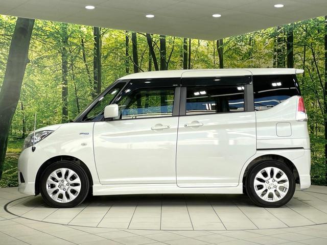 ソリオ ハイブリッドMX 禁煙車 電動スライドドア SDナビ バックカメラ 衝突軽減 アダプティブルーズ ドラレコ コーナーセンサー スマートキー シートヒーター HIDヘッド ETC Bluetooth再生 オートハイビーム(27枚目)
