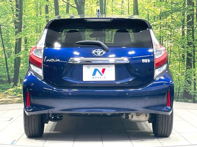 アクア Sスタイルブラック 純正ナビ バックカメラ セーフティセンス 禁煙車 スマートキー LEDヘッド LEDフロントフォグ オートハイビーム オートライト オートエアコン Bluetooth CD DVD再生 フルセグTV(15枚目)