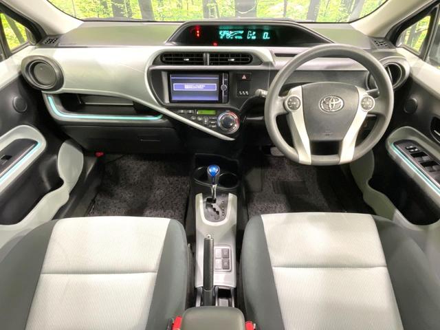 アクア S 純正ナビ バックカメラ 禁煙車 ドラレコ スマートキー LEDヘッド ETC オートエアコン Bluetooth CD DVD再生 フルセグTV プライバシーガラス リアワイパー シートバックポケット(2枚目)