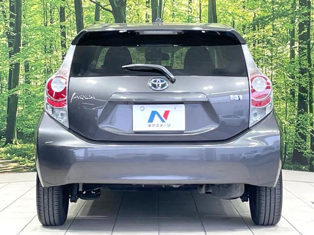 アクア S 純正ナビ バックカメラ 禁煙車 ドラレコ スマートキー LEDヘッド ETC オートエアコン Bluetooth CD DVD再生 フルセグTV プライバシーガラス リアワイパー シートバックポケット(15枚目)