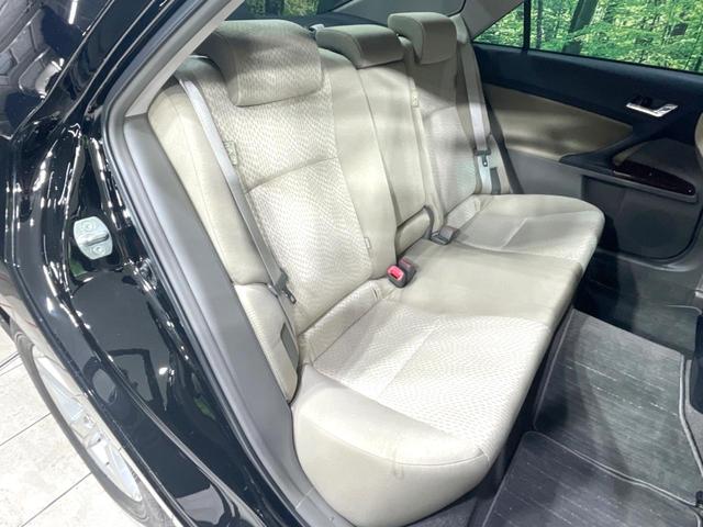 マークX 250G リラックスセレクション 禁煙車 SDナビ ドラレコ スマートキー パワーシート HIDヘッド フロントフォグ ETC オートライト デュアルエアコン 純正16インチアルミ CD DVD再生 フルセグ 革巻きステアリング(9枚目)