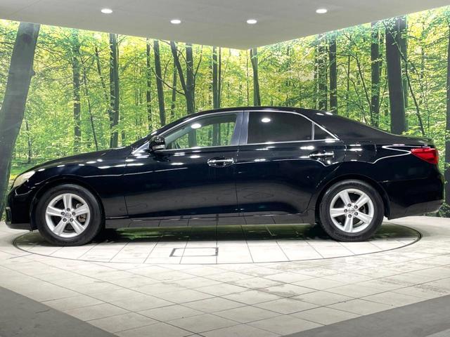 マークX 250G リラックスセレクション 禁煙車 SDナビ ドラレコ スマートキー パワーシート HIDヘッド フロントフォグ ETC オートライト デュアルエアコン 純正16インチアルミ CD DVD再生 フルセグ 革巻きステアリング(28枚目)