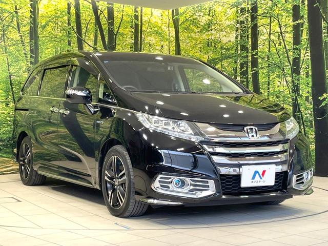 オデッセイハイブリッド ハイブリッドアブソルート・ホンダセンシング 禁煙車 両側電動ドア SDナビ 後席モニター バックカメラ 衝突軽減 アダプティブクルーズ ハーフレザーシート パワーシート ドラレコ コーナーセンサー スマートキー LEDヘッド ビルトインETC(17枚目)