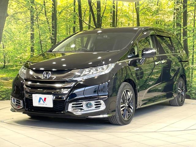オデッセイハイブリッド ハイブリッドアブソルート・ホンダセンシング 禁煙車 両側電動ドア SDナビ 後席モニター バックカメラ 衝突軽減 アダプティブクルーズ ハーフレザーシート パワーシート ドラレコ コーナーセンサー スマートキー LEDヘッド ビルトインETC(26枚目)