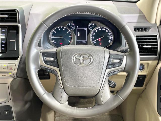 ランドクルーザープラド ＴＸ　Ｌパッケージ　禁煙車　７人乗り　サンルーフ　革シート　４ＷＤ　純正ナビ　バックカメラ　ドラレコ　ＥＴＣ　セーフティセンス　レーダークルーズ　シートエアコン　パワーシート　コーナーセンサー　ＬＥＤヘッド　フルセグＴＶ（12枚目）