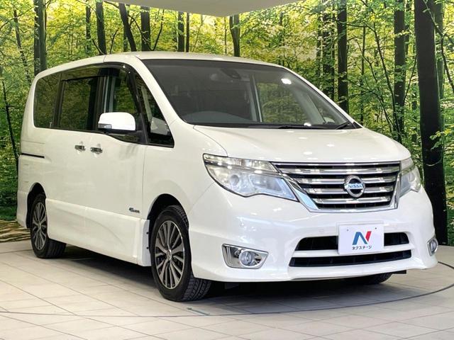 セレナ ハイウェイスター　Ｖセレ＋セーフティＩＩ　ＳＨＶ　禁煙車　両側電動ドア　衝突軽減　ＳＤナビ　全周囲カメラ　ドラレコ　ＥＴＣ　クルコン　コーナーセンサー　車線逸脱警報　ＨＩＤヘッド　オートライト　オートエアコン　アイドリングストップ　フロントフォグ（17枚目）