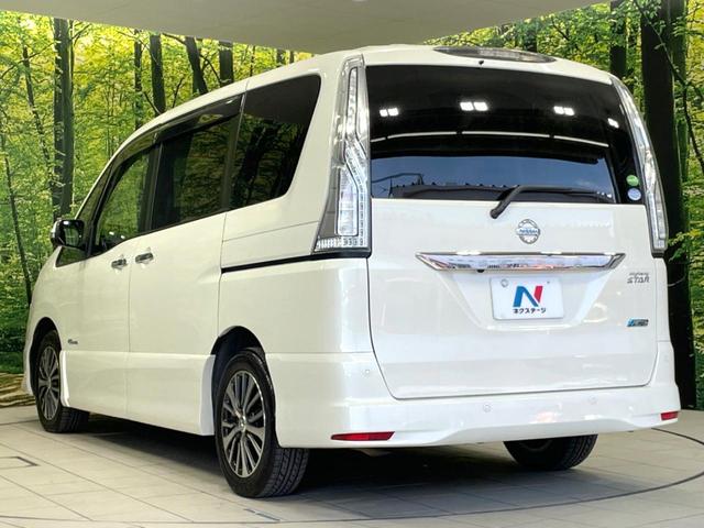 セレナ ハイウェイスター　Ｖセレ＋セーフティＩＩ　ＳＨＶ　禁煙車　両側電動ドア　衝突軽減　ＳＤナビ　全周囲カメラ　ドラレコ　ＥＴＣ　クルコン　コーナーセンサー　車線逸脱警報　ＨＩＤヘッド　オートライト　オートエアコン　アイドリングストップ　フロントフォグ（26枚目）