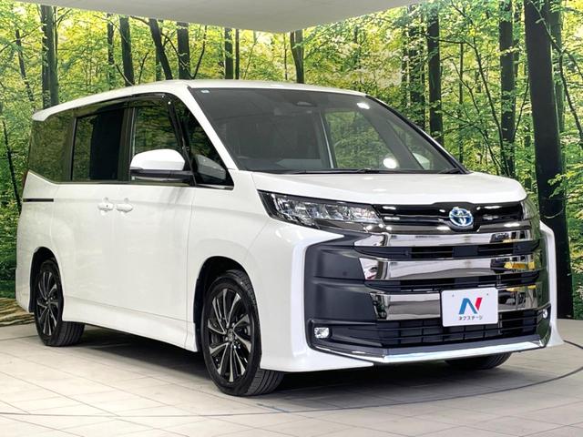 ノア ハイブリッドＳ－Ｚ　禁煙車　後席モニター　両側電動ドア　衝突軽減　純正１０．５型ディスプレイ　バックカメラ　ＥＴＣ　レーダークルーズ　コーナーセンサー　シートヒーター　車線逸脱警報　ＬＥＤヘッド　オートライト　フルセグ（17枚目）