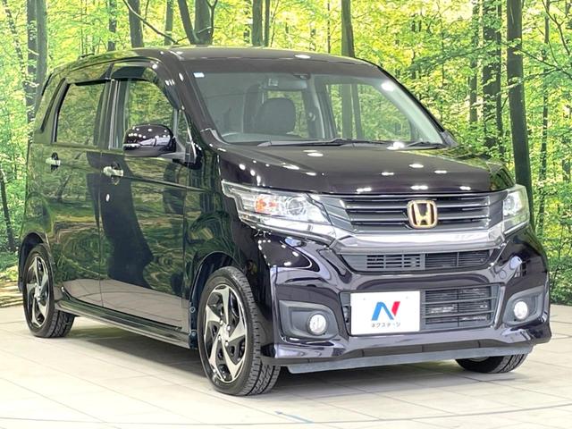 Ｎ－ＷＧＮカスタム Ｇ・ターボパッケージ　純正ＳＤナビ　バックカメラ　衝突被害軽減システム　禁煙車　ハーフレザーシート　ドラレコ　スマートキー　ＨＩＤヘッド　ＥＴＣ　クルコン　オートライト　オートエアコン　純正１４インチアルミ（16枚目）