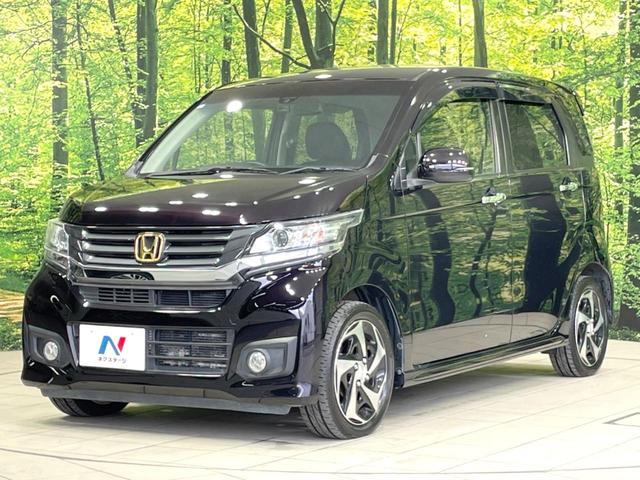 Ｎ－ＷＧＮカスタム Ｇ・ターボパッケージ　純正ＳＤナビ　バックカメラ　衝突被害軽減システム　禁煙車　ハーフレザーシート　ドラレコ　スマートキー　ＨＩＤヘッド　ＥＴＣ　クルコン　オートライト　オートエアコン　純正１４インチアルミ（28枚目）