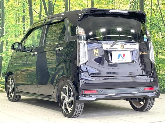 Ｎ－ＷＧＮカスタム Ｇ・ターボパッケージ　純正ＳＤナビ　バックカメラ　衝突被害軽減システム　禁煙車　ハーフレザーシート　ドラレコ　スマートキー　ＨＩＤヘッド　ＥＴＣ　クルコン　オートライト　オートエアコン　純正１４インチアルミ（29枚目）