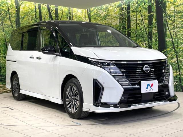 セレナ ハイウェイスターV 禁煙車 後席モニター 純正12型ナビ 両側電動ドア 全周囲カメラ 衝突軽減 プロパイロット ドラレコ ビルトインETC コーナーセンサー スマートキー シートヒーター LEDヘッド オートハイビーム(17枚目)