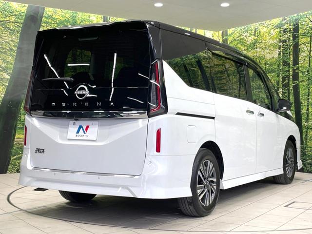 セレナ ハイウェイスターV 禁煙車 後席モニター 純正12型ナビ 両側電動ドア 全周囲カメラ 衝突軽減 プロパイロット ドラレコ ビルトインETC コーナーセンサー スマートキー シートヒーター LEDヘッド オートハイビーム(18枚目)