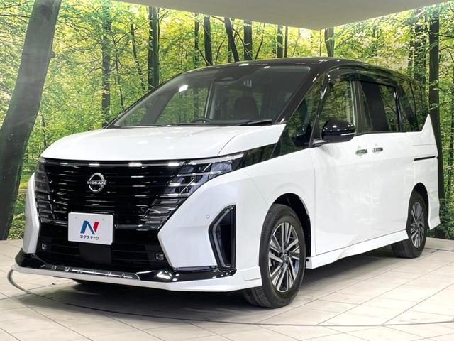 セレナ ハイウェイスターV 禁煙車 後席モニター 純正12型ナビ 両側電動ドア 全周囲カメラ 衝突軽減 プロパイロット ドラレコ ビルトインETC コーナーセンサー スマートキー シートヒーター LEDヘッド オートハイビーム(29枚目)