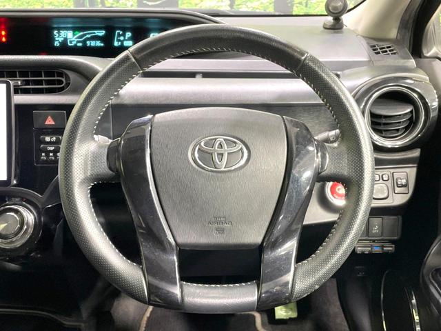 アクア G G’s 禁煙車 9型ナビ バックカメラ ETC オートライト オートエアコン スマートキー フロントフォグ 純正17インチアルミ フルセグ Bluetooth 電動格納ミラー 横滑り防止装置 横滑り防止装置(11枚目)