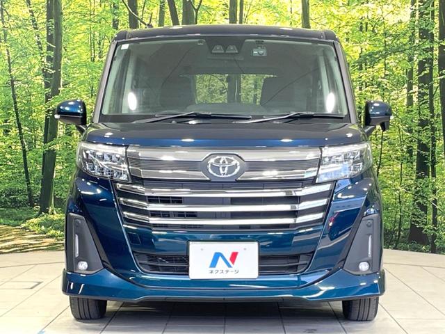 ルーミー カスタムＧ　９型ＳＤナビ　両側電動ドア　バックカメラ　衝突被害軽減システム　禁煙車　ドラレコ　コーナーセンサー　スマートキー　ＬＥＤヘッド　ビルトインＥＴＣ　純正１４インチアルミ　オートハイビーム　オートライト（14枚目）