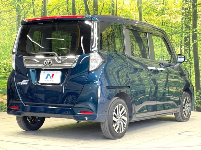 ルーミー カスタムＧ　９型ＳＤナビ　両側電動ドア　バックカメラ　衝突被害軽減システム　禁煙車　ドラレコ　コーナーセンサー　スマートキー　ＬＥＤヘッド　ビルトインＥＴＣ　純正１４インチアルミ　オートハイビーム　オートライト（17枚目）