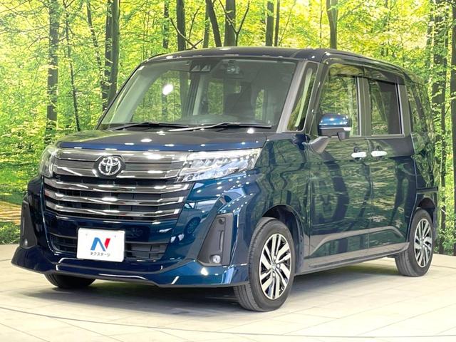 ルーミー カスタムＧ　９型ＳＤナビ　両側電動ドア　バックカメラ　衝突被害軽減システム　禁煙車　ドラレコ　コーナーセンサー　スマートキー　ＬＥＤヘッド　ビルトインＥＴＣ　純正１４インチアルミ　オートハイビーム　オートライト（28枚目）