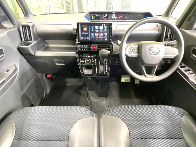 タント カスタムＸ　禁煙車　両側電動ドア　９型ディスプレイ　全周囲カメラ　スマートアシスト　ドラレコ　ＥＴＣ　ハーフレザーシート　シートヒーター　コーナーセンサー　スマートキー　ＬＥＤヘッド　純正１４インチアルミ（2枚目）