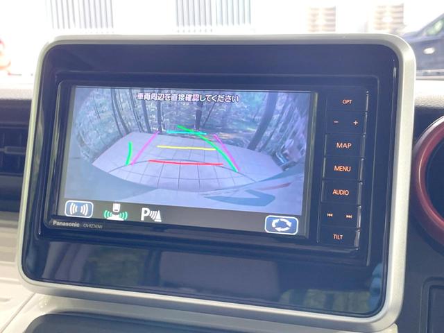 スペーシア ハイブリッドＸ　両側電動ドア　純正ＳＤナビ　全周囲カメラ　衝突被害軽減システム　禁煙車　シートヒーター　ドラレコ　コーナーセンサー　スマートキー　ＬＥＤヘッド　ビルトインＥＴＣ　純正１４インチアルミ　車線逸脱警報（53枚目）