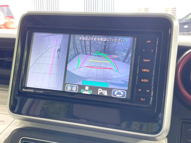 スペーシア ハイブリッドＸ　両側電動ドア　純正ＳＤナビ　全周囲カメラ　衝突被害軽減システム　禁煙車　シートヒーター　ドラレコ　コーナーセンサー　スマートキー　ＬＥＤヘッド　ビルトインＥＴＣ　純正１４インチアルミ　車線逸脱警報（54枚目）