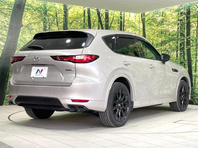 ＣＸ－６０ ＸＤ－ハイブリッド　エクスクルーシブスポーツ　禁煙車　黒革シート　４ＷＤ　ターボ　ディーゼル　純正１２型ナビ　全周囲カメラ　ＢＯＳＥサウンド　衝突軽減　ドラレコ　ＥＴＣ　レーダークルーズ　電動リアゲート　シートエアコン　パワーシート　ＬＥＤヘッド（17枚目）