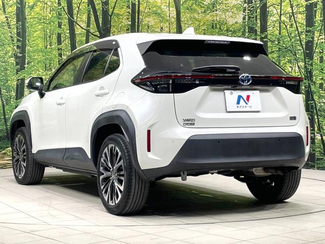 ヤリスクロス ハイブリッドＺ　禁煙車　純正８型ナビ　全周囲カメラ　セーフティセンス　ドラレコ　ビルトインＥＴＣ　レーダークルーズ　電動リアゲート　ハーフレザーシート　シートヒーター　パワーシート　コーナーセンサー　スマートキー（29枚目）