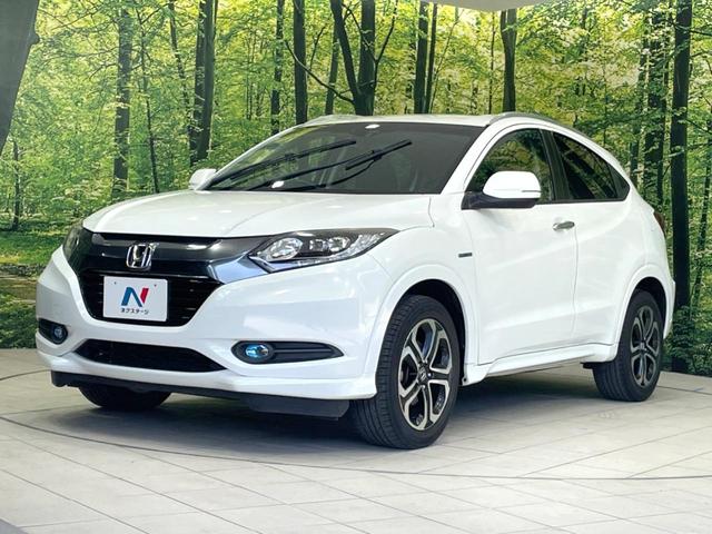 ヴェゼル ハイブリッドＺ　禁煙車　ＳＤナビ　バックカメラ　衝突軽減　ビルトインＥＴＣ　ハーフレザーシート　シートヒーター　スマートキー　ＬＥＤヘッド　クルコン　フルセグ　Ｂｌｕｅｔｏｏｔｈ　純正１７インチアルミ　オートライト（28枚目）